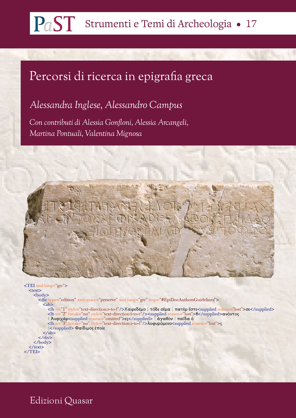 Percorsi di ricerca in epigrafia greca