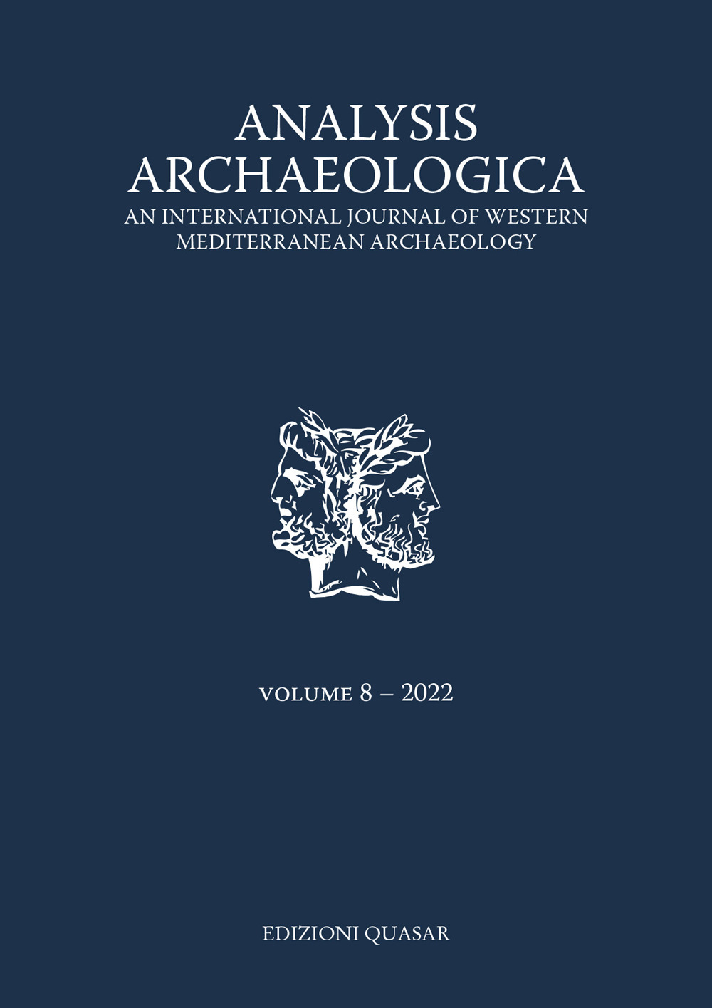 Analysis archaeologica. An international journal of western mediterranean archaeology. Vol. 8