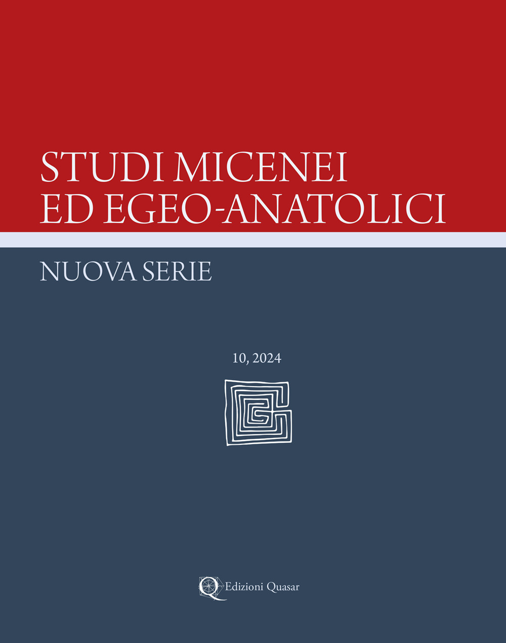 Studi micenei ed egeo-anatolici. Nuova serie. Vol. 10