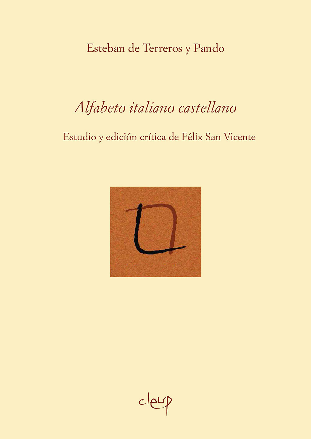 Alfabeto italiano castellano. Estudio y edición crítica de Félix San Vicente