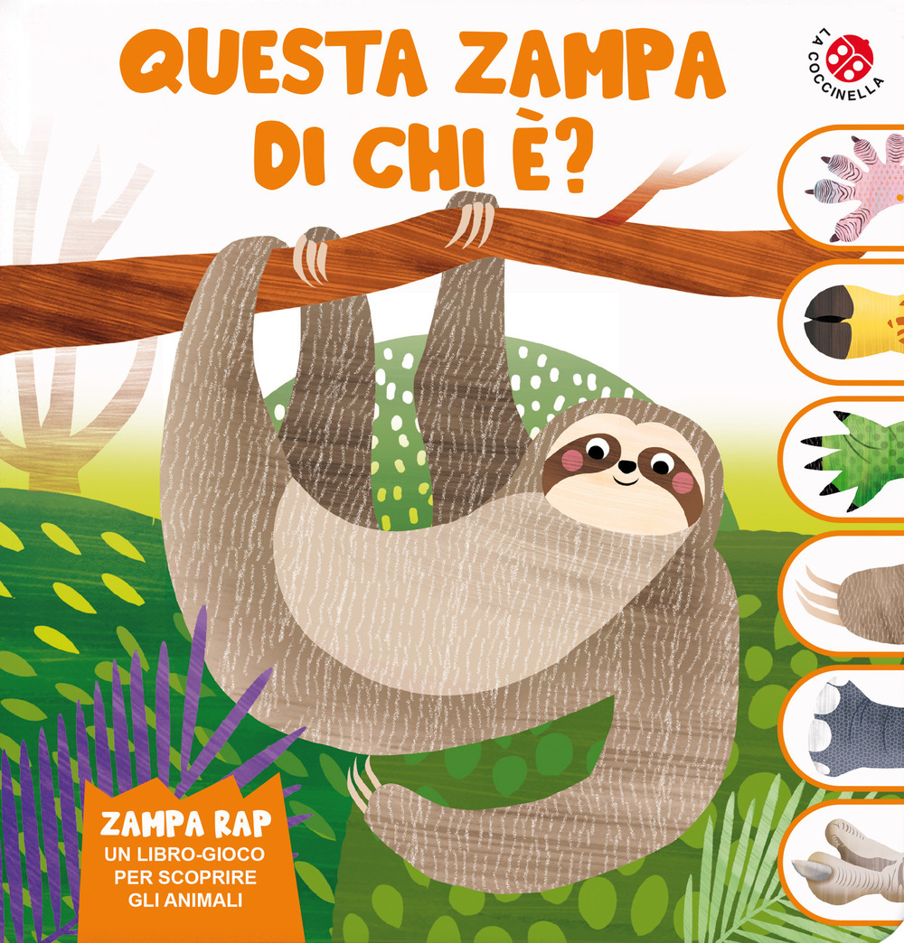 Questa zampa di chi è? Un libro gioco per scoprire gli animali