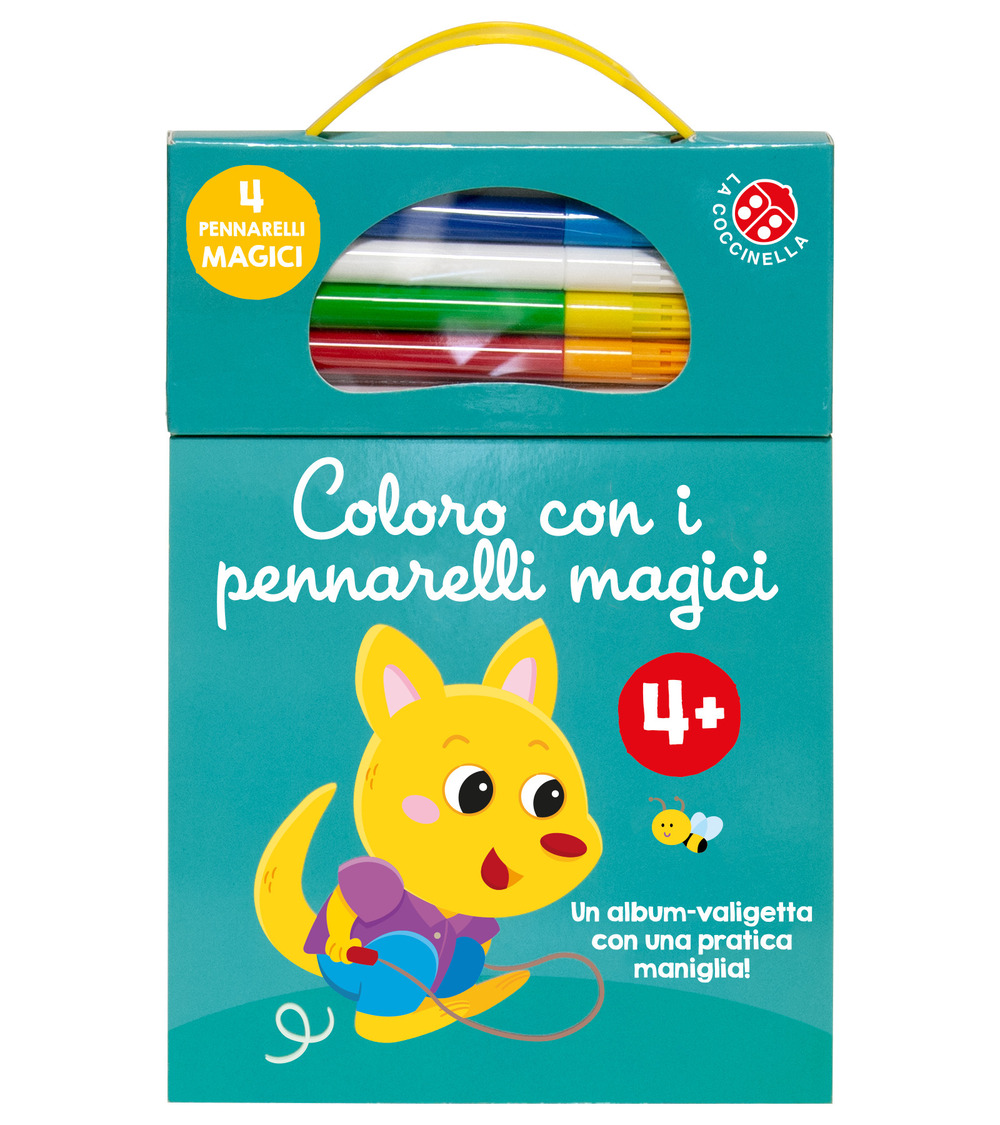 Coloro con i pennarelli magici 4+. Album azzurro