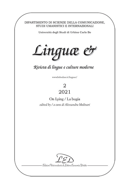 Linguae &. Rivista di lingue e culture moderne. Vol. 2: On lying-La bugia
