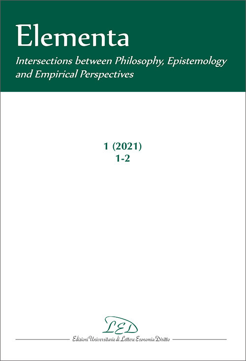 Elementa. Intersections between philosophy, epistemology and empirical perspective. Vol. 1-2