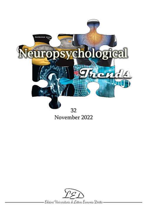 Neuropsychogical trends. Vol. 32
