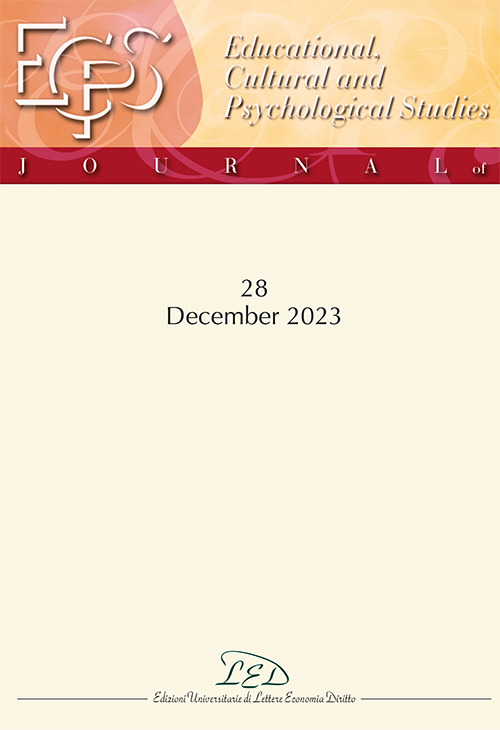 Journal of educational, cultural and psychological studies (ECPS journal). Vol. 28