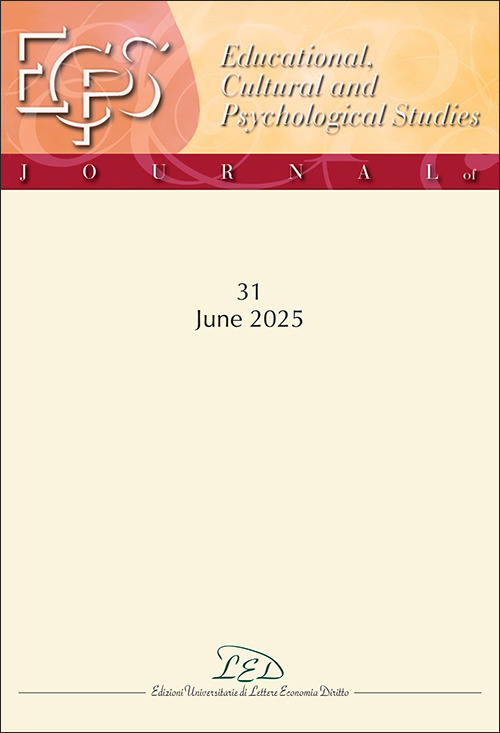 Journal of educational, cultural and psychological studies (ECPS journal). Vol. 31: June