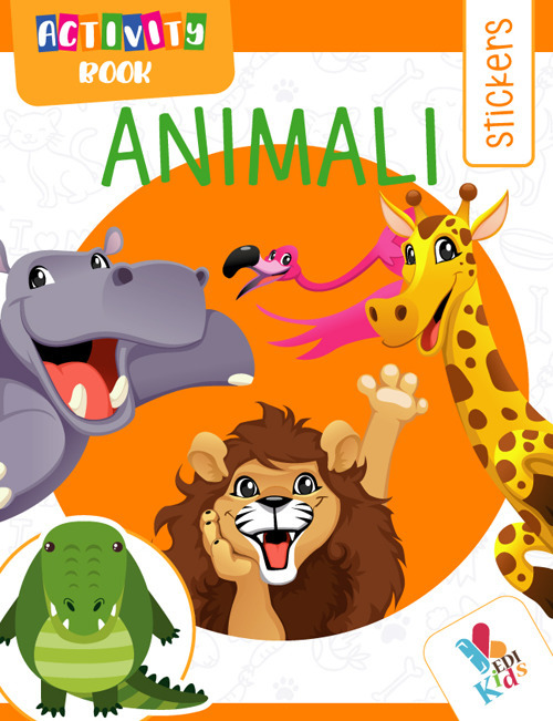 Animali. Activity book. Con adesivi