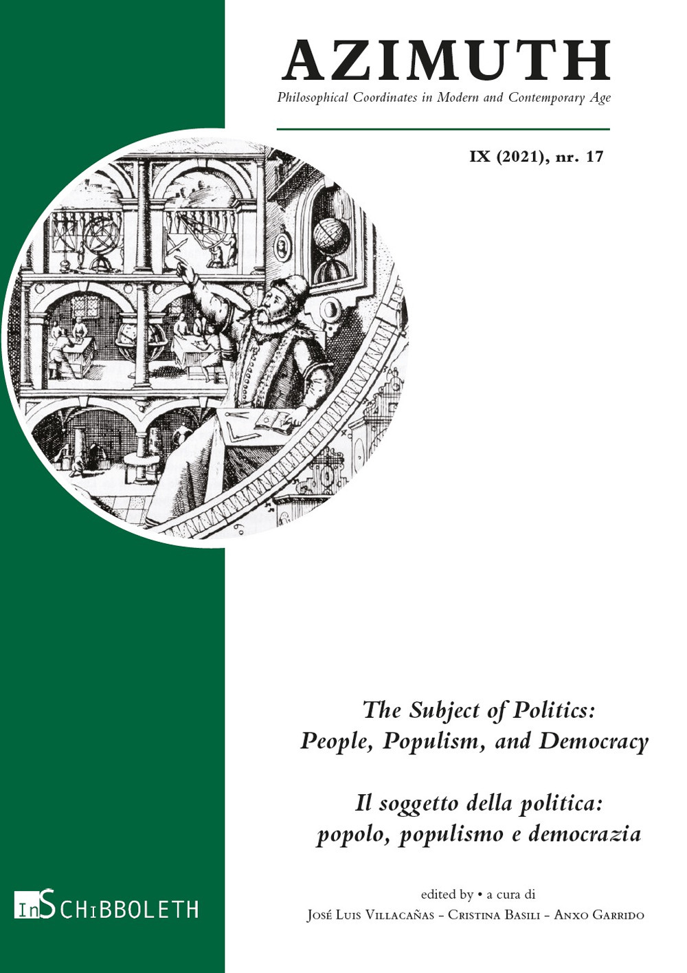 Azimuth. Vol. 17: The subject of politics-Il soggetto della politica