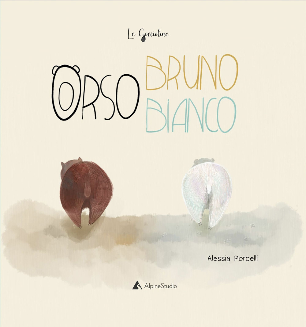 Orso bianco orso bruno