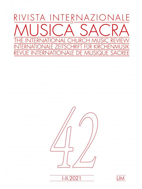 Rivista internazionale di musica sacra. Vol. 1-2
