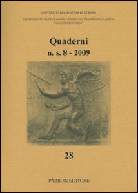 Quaderni del Dipartimento di filologia linguistica e tradizione classica. Vol. 8