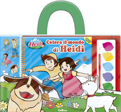 Colora il mondo con Heidi. Con adesivi