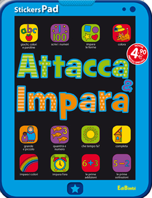 Attacca & impara. Con adesivi. StickersPad