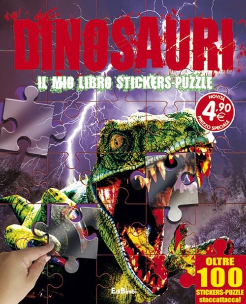 Dinosauri. Il mio libro stickers-puzzle