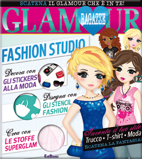 Fashion Studio. Ragazze glamour. Con adesivi