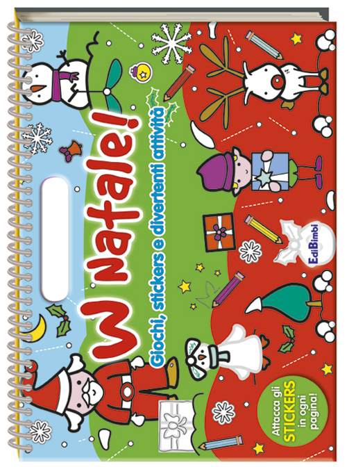 W Natale. Stickers colore