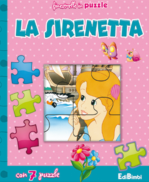 La sirenetta. Finestrelle in puzzle