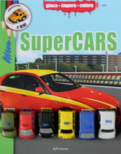 Supercars. Gioca impara colora