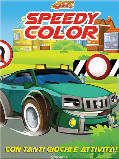 Speedy color. Super cars