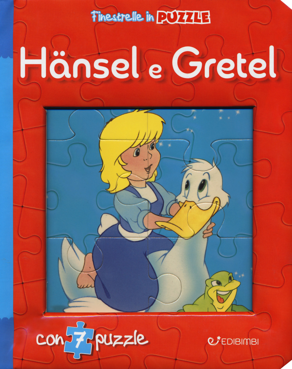 Hänsel e Gretel. Finestrelle in puzzle