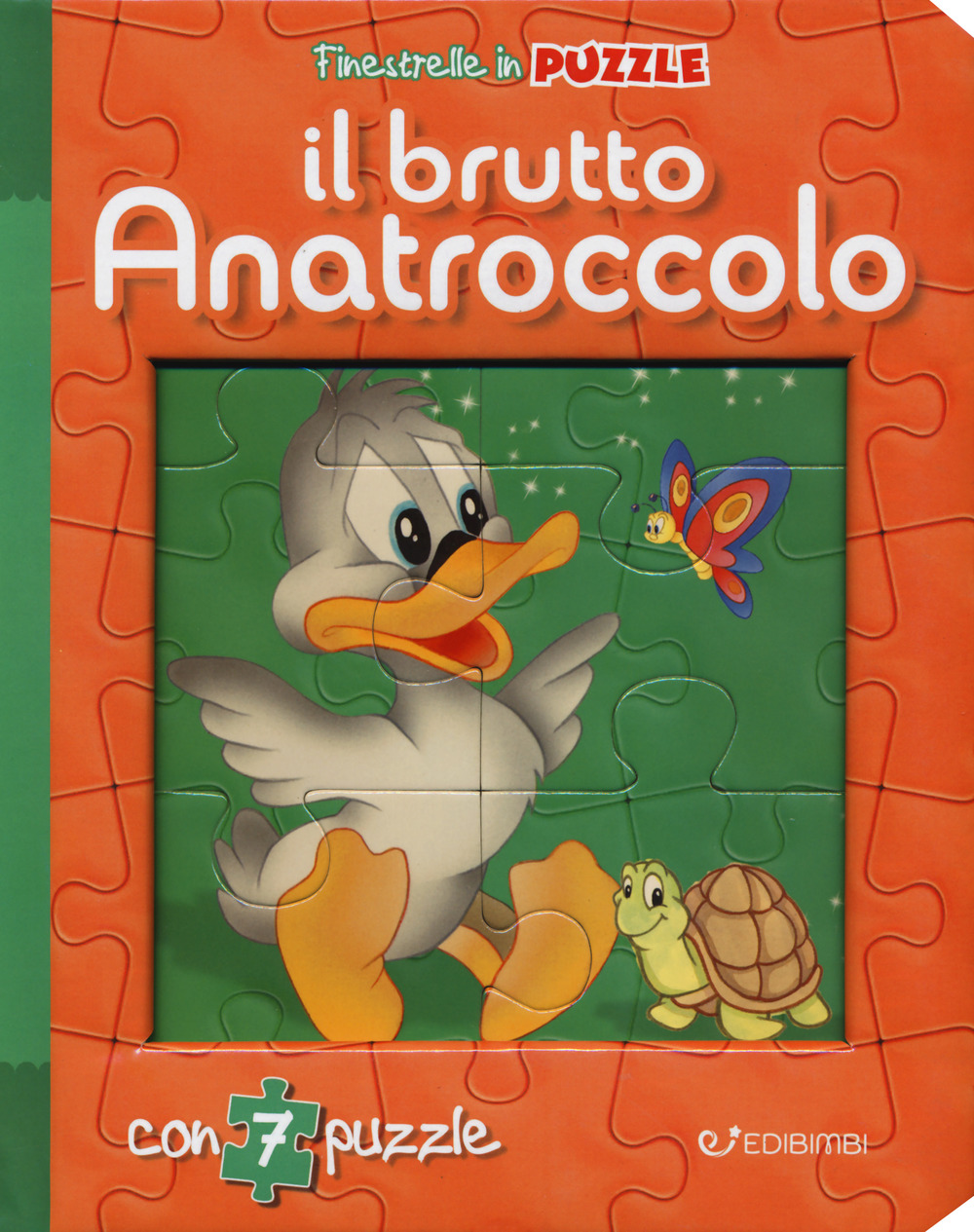 Il brutto anatroccolo. Finestrelle in puzzle