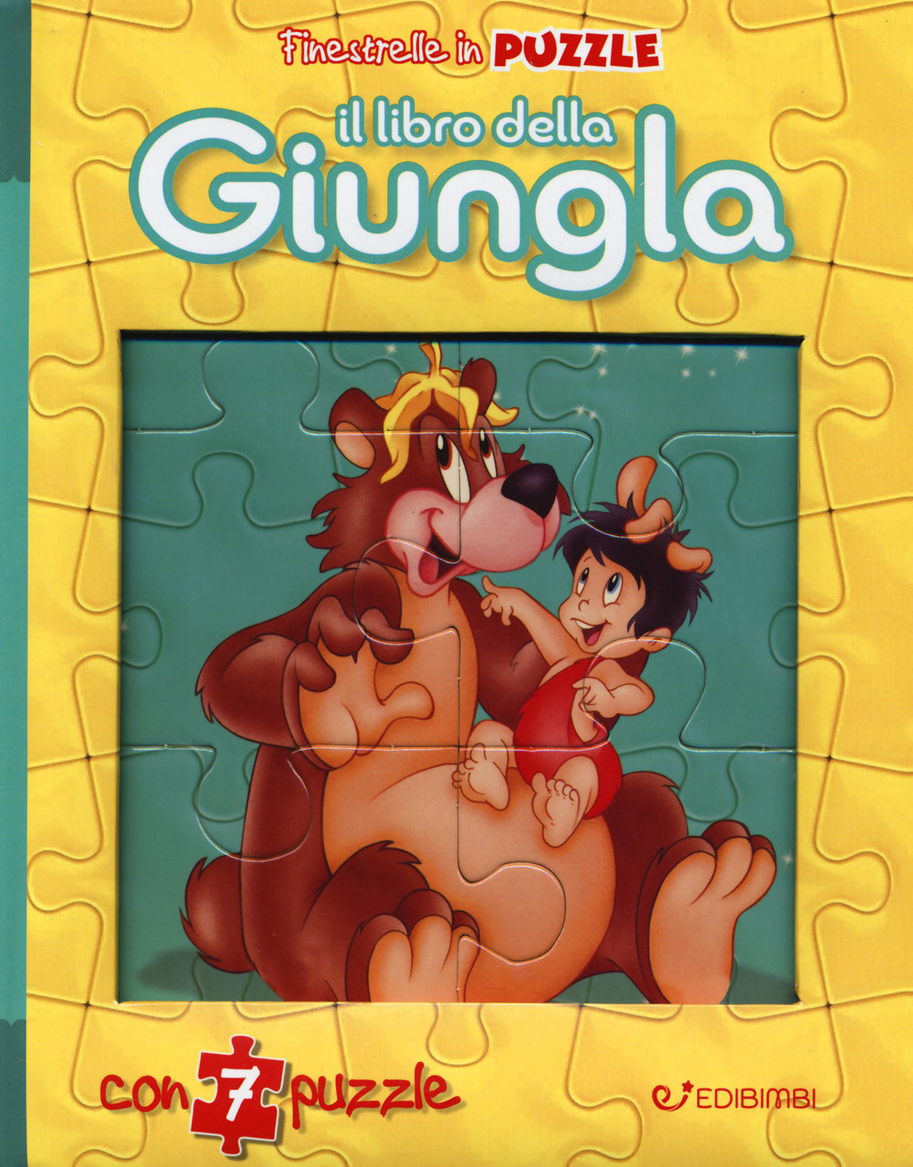 Il libro della giungla. Finestrelle in puzzle