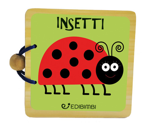 Insetti. Libri in legno
