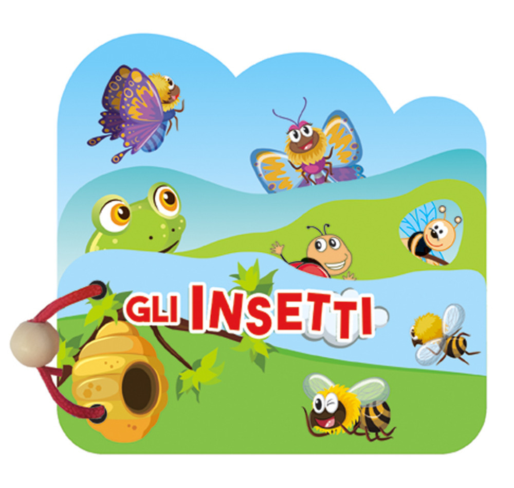 Gli insetti. Libri in legno
