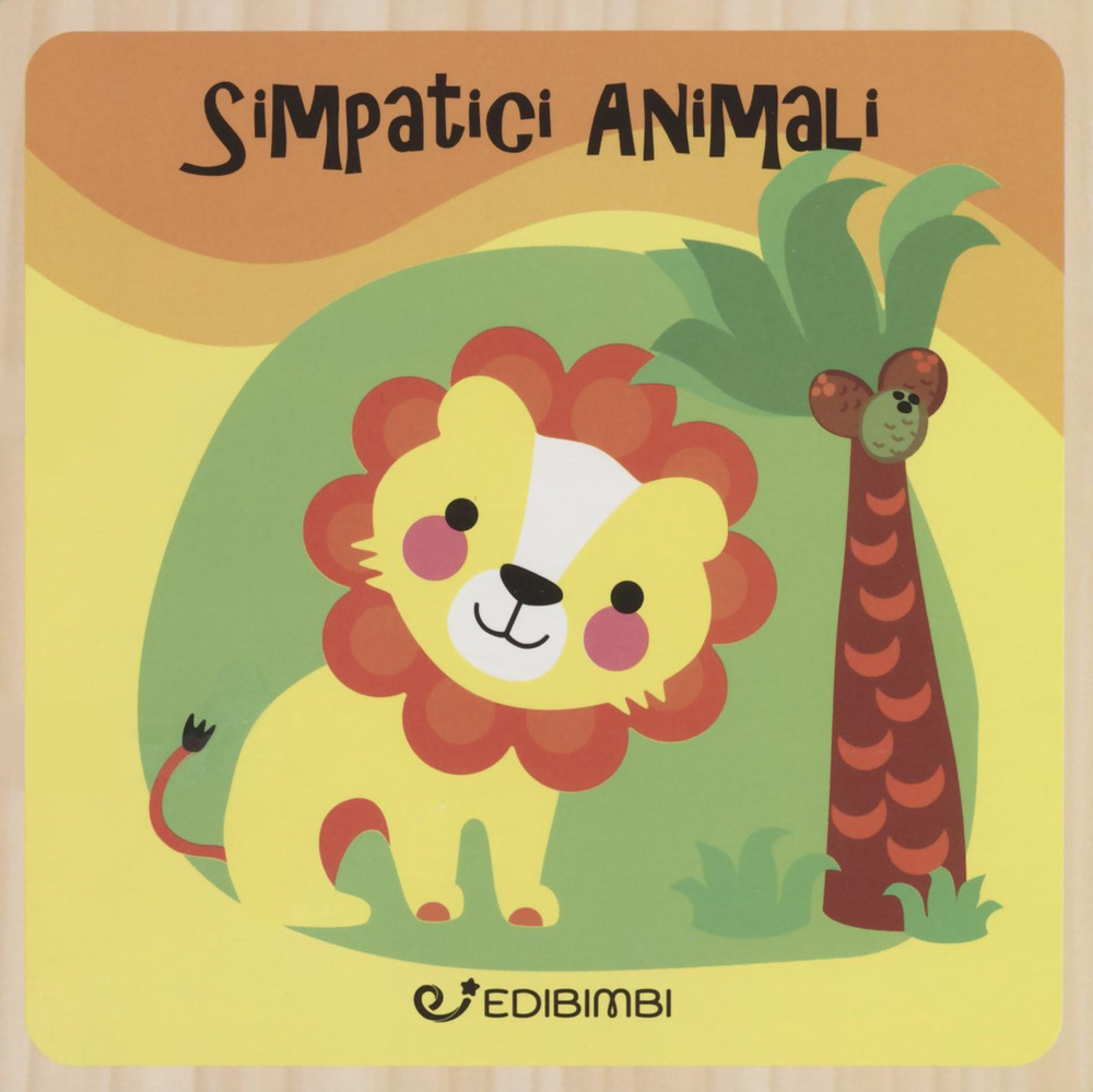 Simpatici animali. Libri in legno