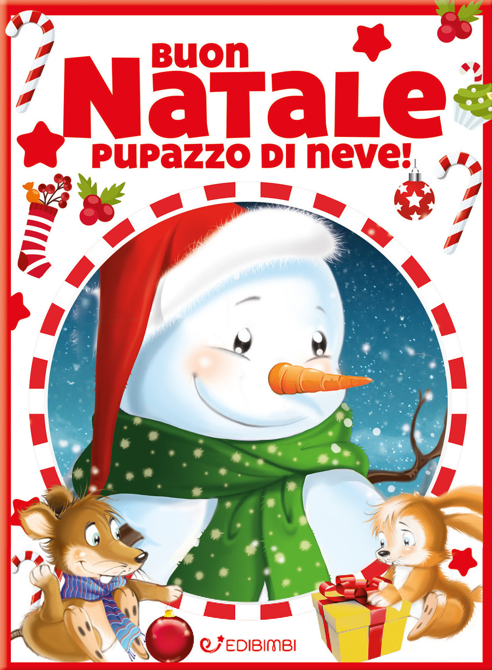 Buon Natale pupazzo di neve!