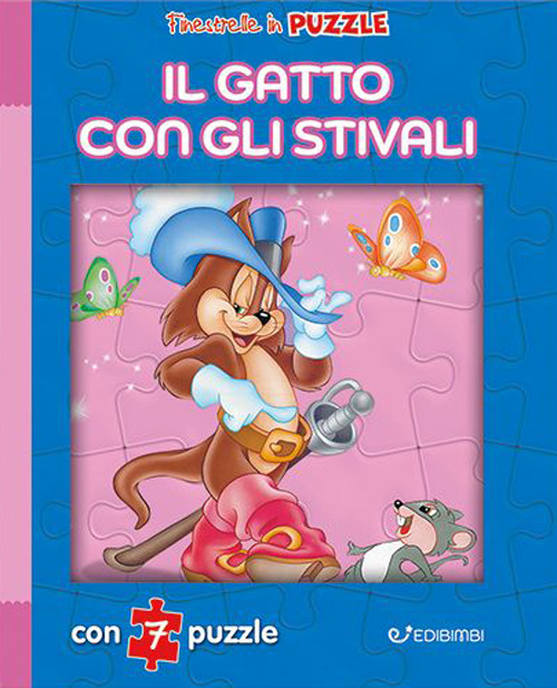 Il gatto con gli stivali. Finestrelle in puzzle