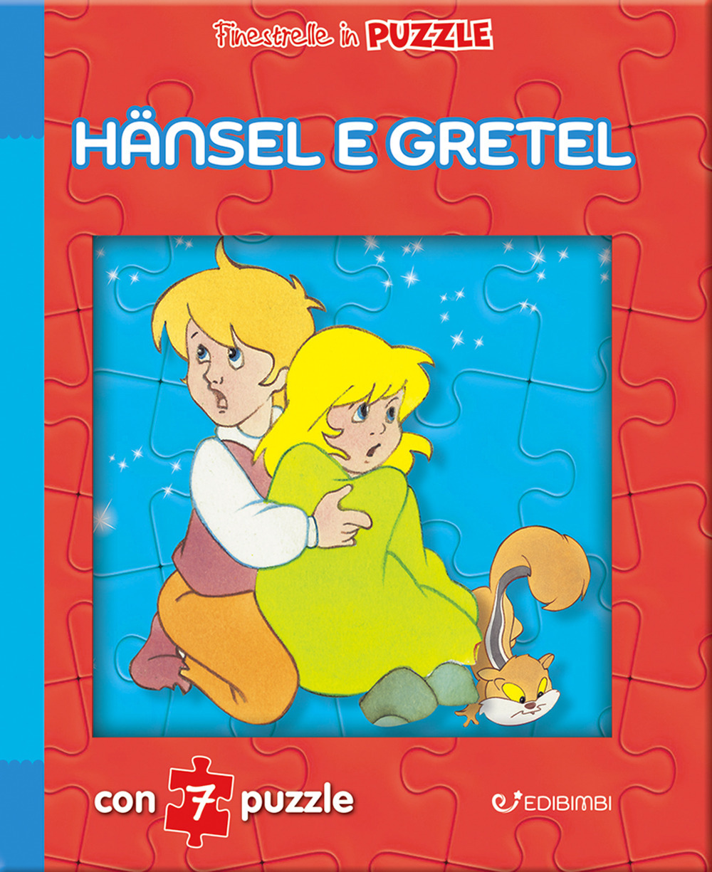 Hänsel e Gretel. Finestrelle in puzzle