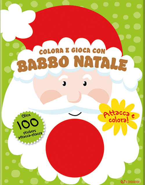 Colora e gioca con Babbo Natale. Colorastickers