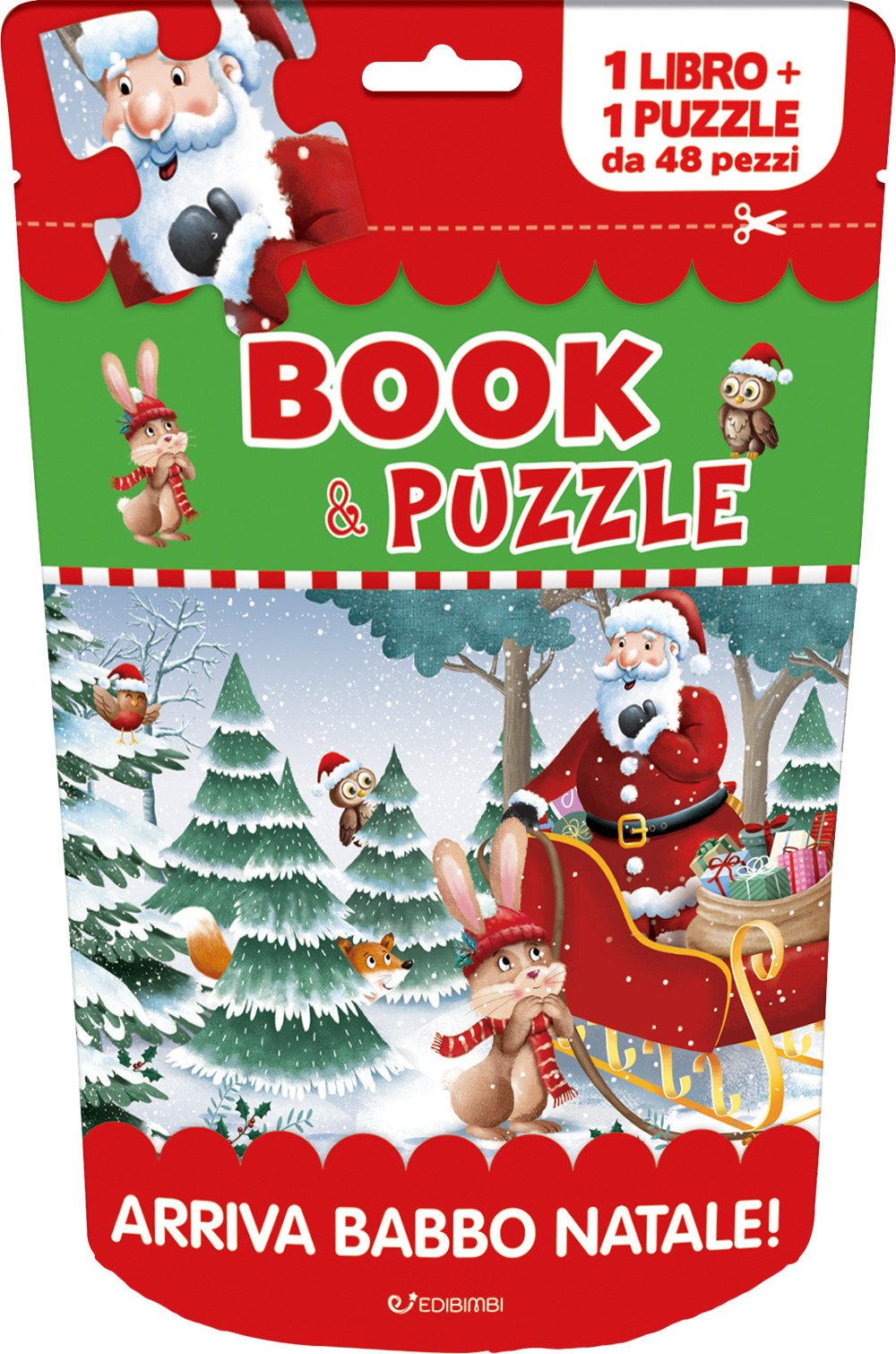 Arriva Babbo Natale! Book&puzzle