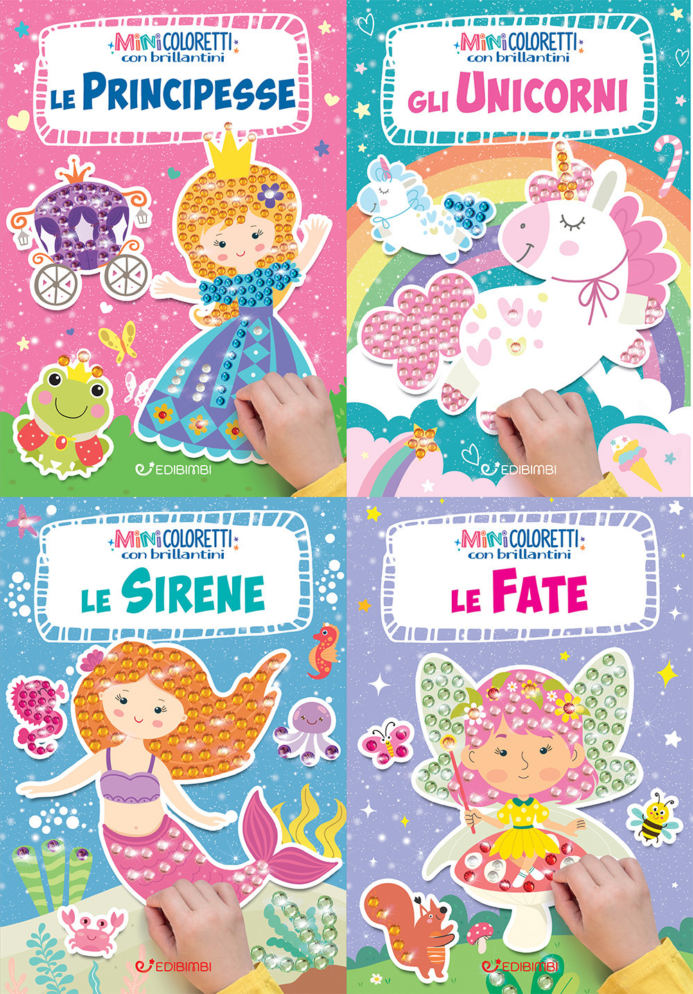 Fate-Principesse-Unicorni-Sirene. Minicoloretti. Libri dei piccoli