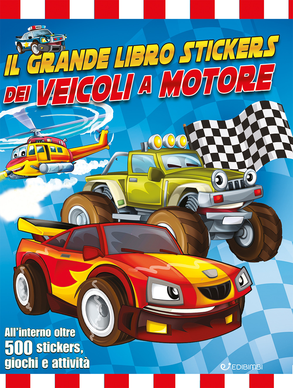 Il grande libro stickers dei veicoli a motore