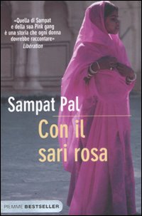 Con il sari rosa