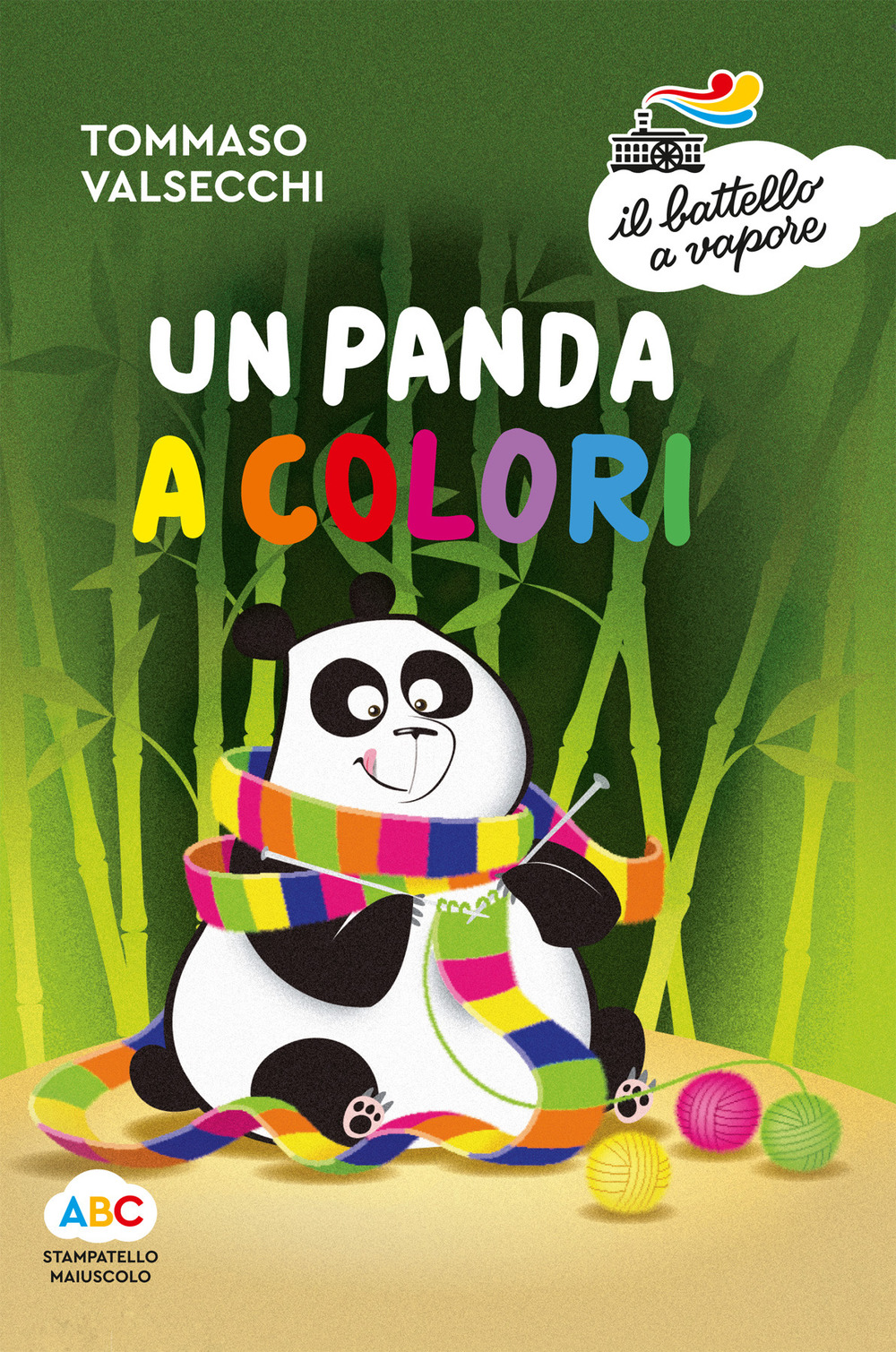Un panda a colori