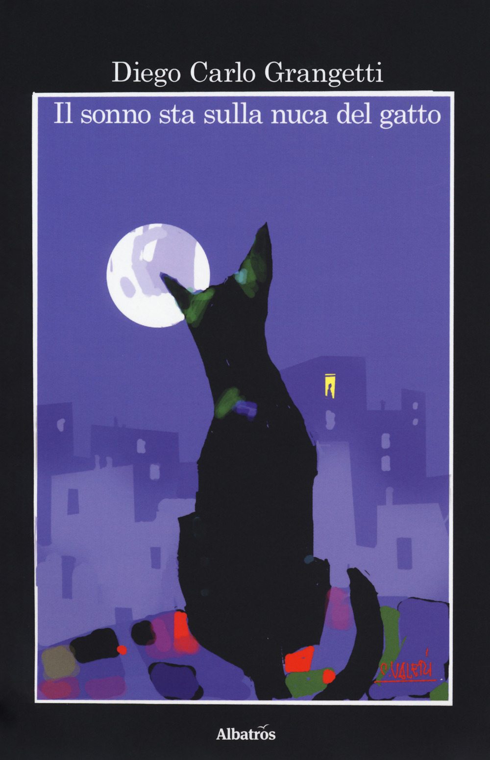 Il sonno sta sulla nuca del gatto