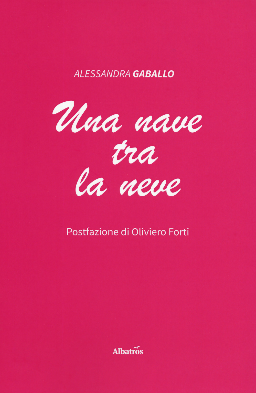 Una nave tra la neve