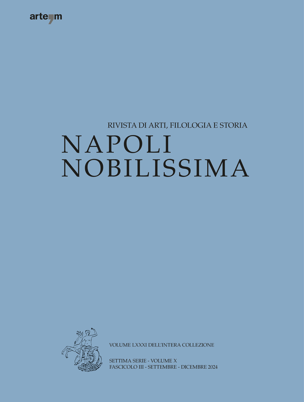 Napoli Nobilissima. Rivista di arti, filologia e storia. Vol. 3: Settembre-dicembre