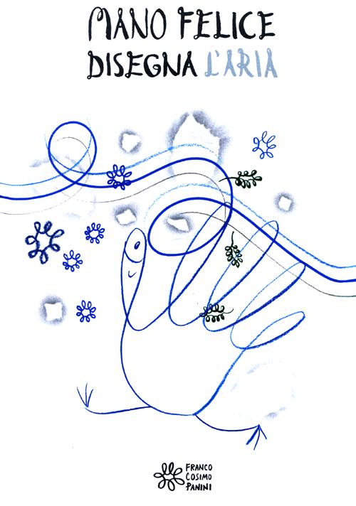 Mano felice disegna l'aria