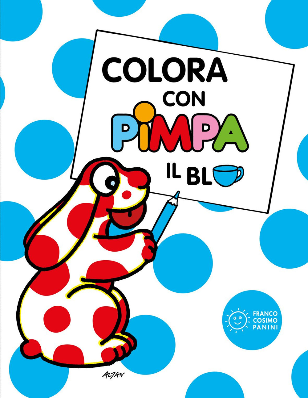 Colora con Pimpa. Il blu