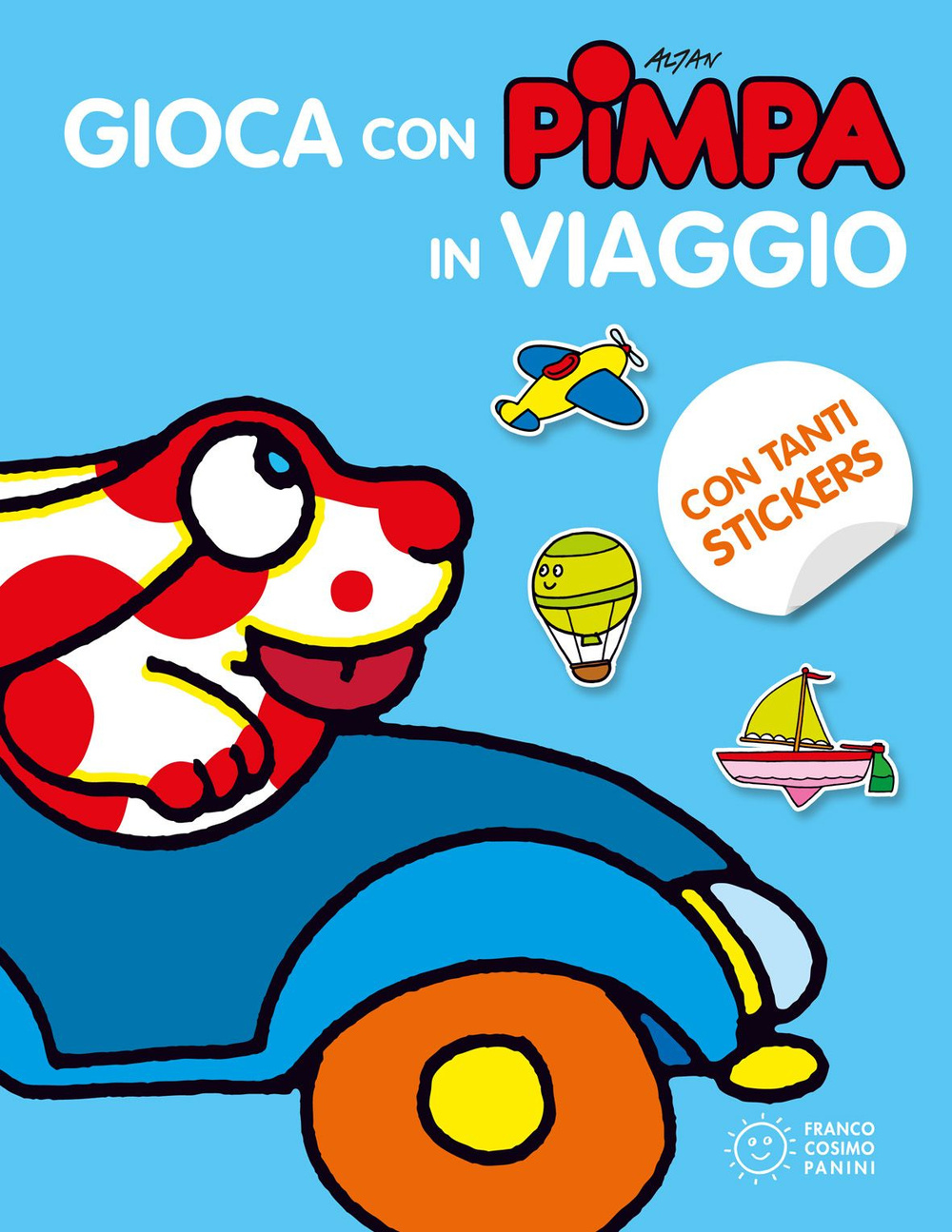 Gioca con Pimpa in viaggio. Con adesivi