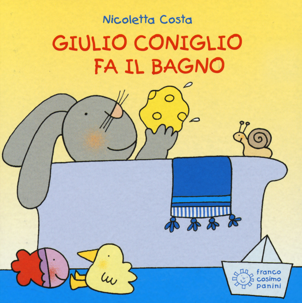 Giulio Coniglio fa il bagno