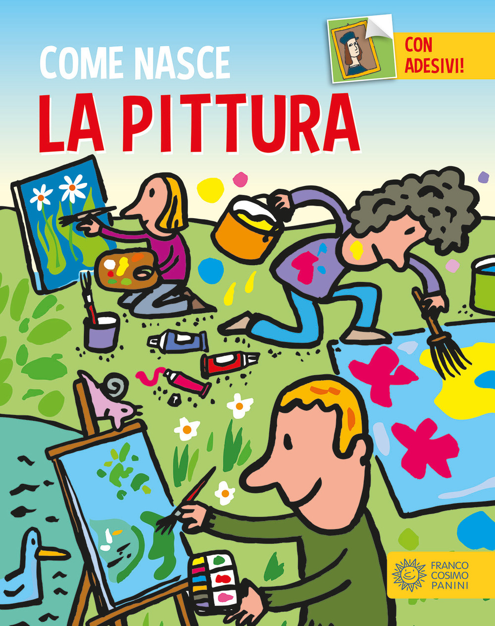 La pittura. Con adesivi