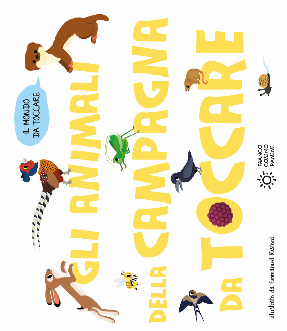 Gli animali della campagna da toccare