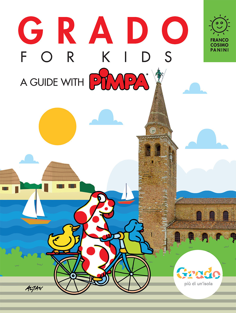 Grado for kids. A guide with Pimpa