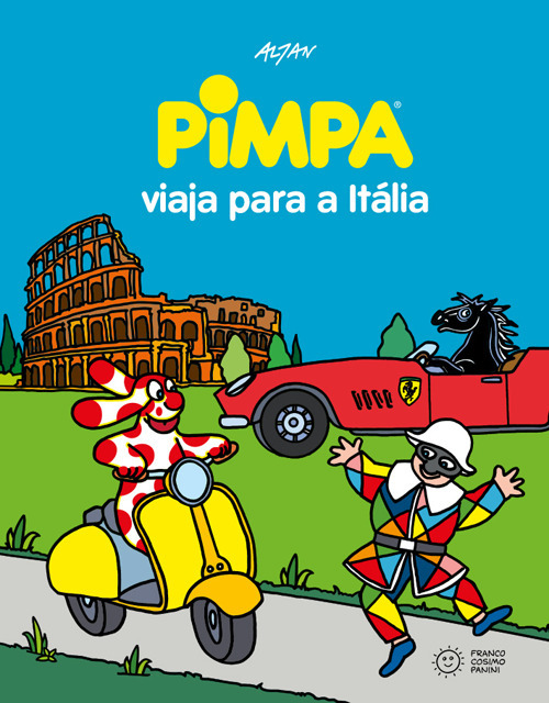 Pimpa viaja para a Itália